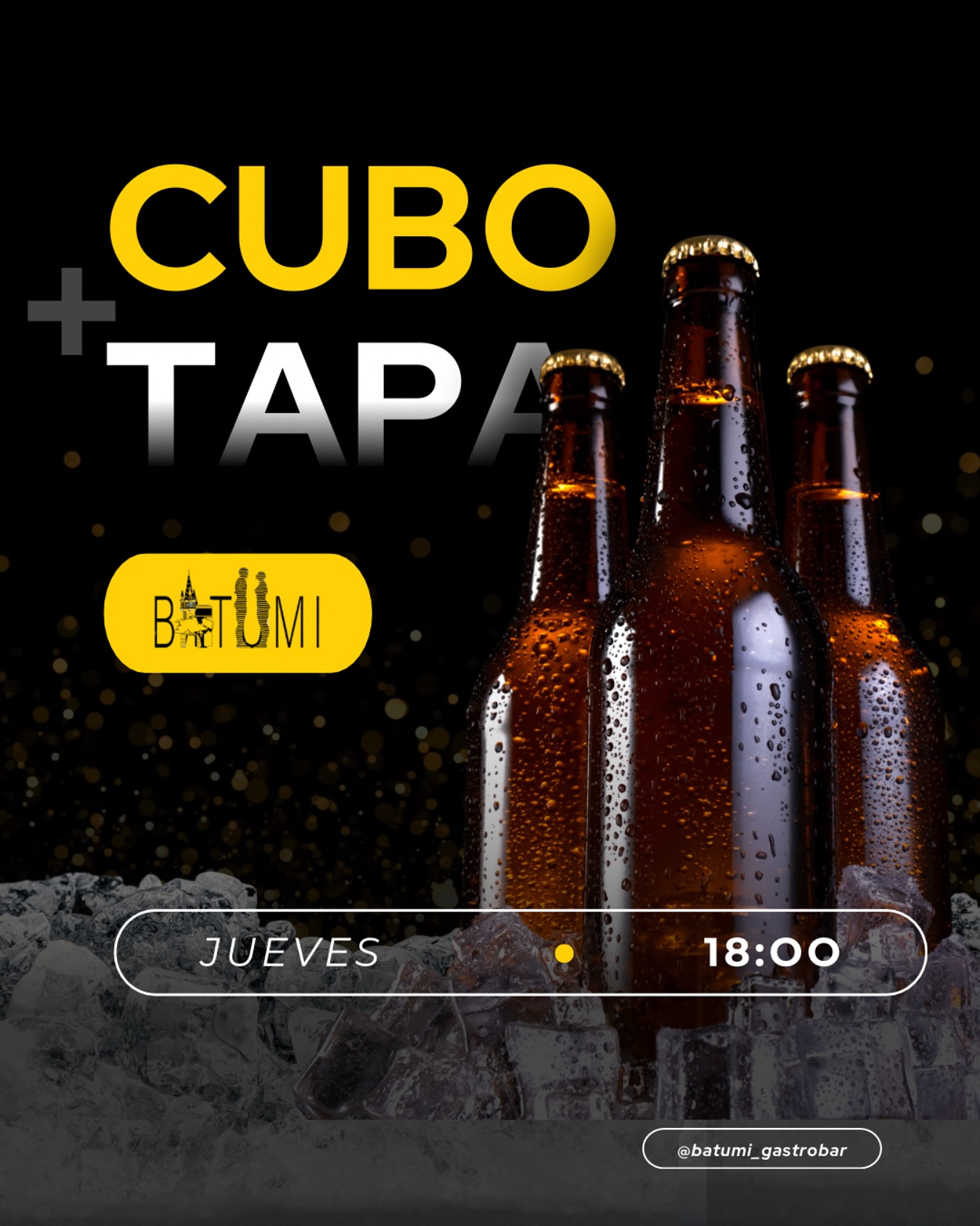 Promoción cubo más tapa de Batumi